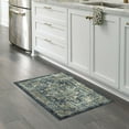 thumbnail image 2 of Mainstays Distressed Vintage Blue Persian Indoor Accent Rug, 1'8"x2'10", 2 of 8