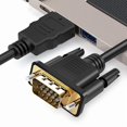 thumbnail image 1 of Câble HDMI vers VGA 1,8m - Adaptateur-Pa, 1 of 2