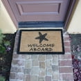 thumbnail image 3 of Rubber-Cal Seaside Shell Shack – Welcome Aboard Doormat 15mm 18" X 30", 3 of 6