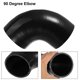 thumbnail image 4 of Manguera de Silicona Unique Bargains Codo 90 Grados 80mm Negro, 4 of 6