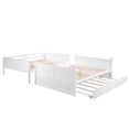 thumbnail image 4 of Full Over Full Bunk Bed with Twin Size Trundle, White, 4 of 6