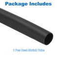 thumbnail image 3 of Uxcell 19.69 ft 4:1 Ratio Heat Shrink Tubing, 0.63" ID Wire Heat Shrink Tube, Waterproof Tubing Adhesive Shrinkable Wire Wrap Tube for Cable Sealing, Black, 3 of 7