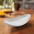 thumbnail image 6 of Sol Living Serving Tray for Parties - Professional Oval Platter - Appetizers, Desserts, Finger Foods - Non-Slip, Dishwasher Safe - Home, Restaurants, Bar Services - Bolt Hammered, 22.5" x 4.5" x 3", 6 of 6