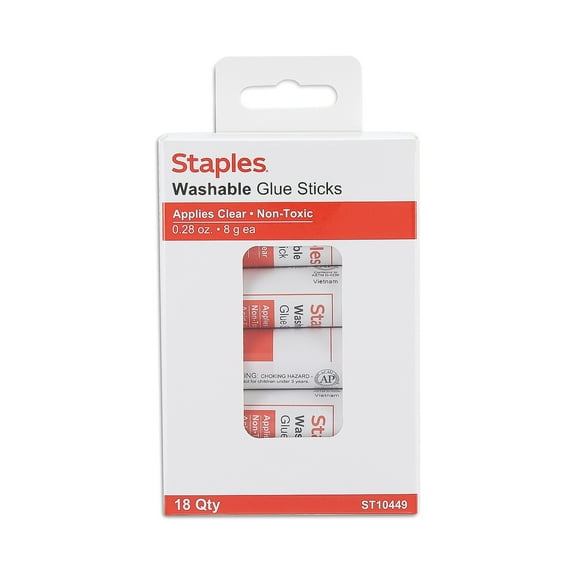Staples Glue Sticks 0.28 oz. 54/Carton ST10449/10449VS