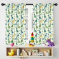 thumbnail image 5 of Blackout Kids Curtains,LightGreen Cartoon Dinosaurs Clouds Pattern Childrens Insulated Curtains Set Of 2,Bedroom Essentials,Toddler Room Decor 42"x54", 5 of 5