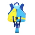 thumbnail image 1 of Moyic Chaleco salvavidas con cremallera resistente a tirones para mayor durabilidad Chaleco de flotabilidad para niños resistente al Chalecos salvavidas y chalecos Azul y amarillo l, 1 of 6