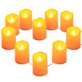 thumbnail image 2 of Kearding Luz LED de cadena de velas sin llama con luz blanca cálida Luz de cadena integrada Velas LED parpadeantes alimentadas por USB Decoración para Iluminación navideña Numero 3, 2 of 6