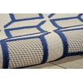 thumbnail image 6 of Nourison Aloha Indoor/Outdoor Casual Geometric Navy 7'10" x 10'6" Area Rug, (8' x 11'), 6 of 7