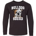 thumbnail image 3 of Inktastic Dog Bulldog Squad Long Sleeve Youth T-Shirt, 3 of 5