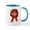 White/Blue Inside, variant on CafePress - A Product Of Georgia Mugs - 11 oz Ceramic Mug - Novelty Coffee Tea Cup