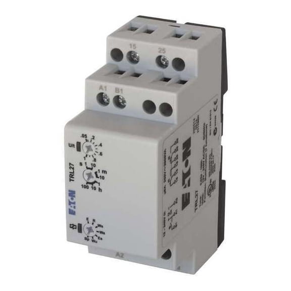 Multifunction Time Delay Relay, Square, 6 Functions 12 to 240V AC/DC, DPDT