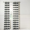 thumbnail image 2 of SAFAVIEH Rafina Grommet Curtain Panel, 52" x 84", Grey/White Stripe, 2 of 5