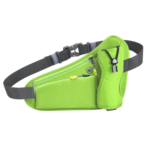 Running Bag Women Waist bag Belt bag Men Sports Fanny Pack Mobile Phone Bag Gym Running Cell Phone Jogging Run Cycling Bag Green