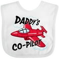 thumbnail image 3 of Inktastic Daddys Co-pilot for Fathers Day Boys or Girls Baby Bib, 3 of 4