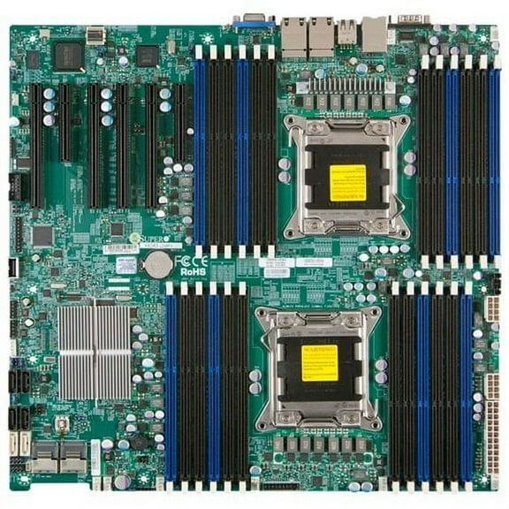 Supermicro X9DRI-LN4F Motherboard - Dual LGA2011 /Intel C602/ DDR3/ SATA3/ V&4GbE/ EATX