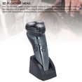 thumbnail image 3 of Recortadora Eléctrica 3D Para Hombres, Recortadora De Barba Inalámbrica Recargable Por USB, Cabezal Flotante, Pantalla Digital A Prueba De Agua, Potente Motor Para Viajes, Uso, 3 of 7