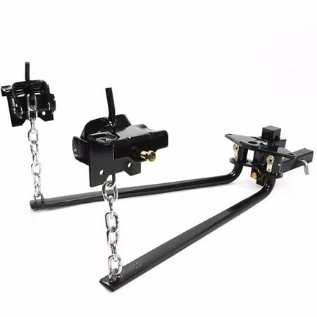 XtremepowerUS Weight Distribution Equalizer Trailer Sway Control Towing Hitch Bar 1,000lbs 2-Inch (Best Sway Bar For Travel Trailer)