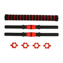 XMark Olympic Bar Barbell LUMBERJACK EZ Curl Bar Weight Bar Black Manganese 25 mm Brass Bushings Chrome Sleeves Medium Knurl 400 lb Capacity Walmart