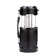 thumbnail image 1 of Paquete de 4 linternas LED para acampar,kits de supervivencia adecuados para huracanes, luz de emergencia para tormentas, apagones, linternas portátiles para exteriores, negro, plegable) ShuxiuWang 9024715974327, 1 of 5