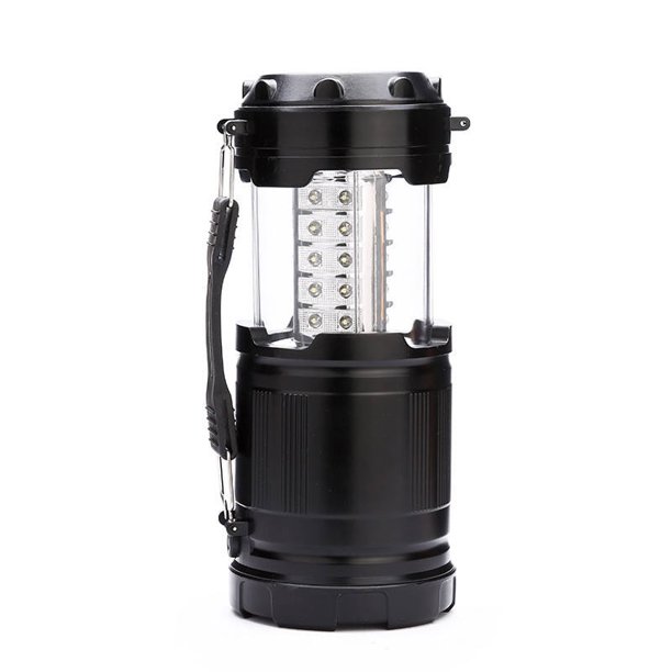 Paquete de 4 linternas LED para acampar,kits de supervivencia adecuados para huracanes, luz de emergencia para tormentas, apagones, linternas portátiles para exteriores, negro, plegable) ShuxiuWang 9024715974327