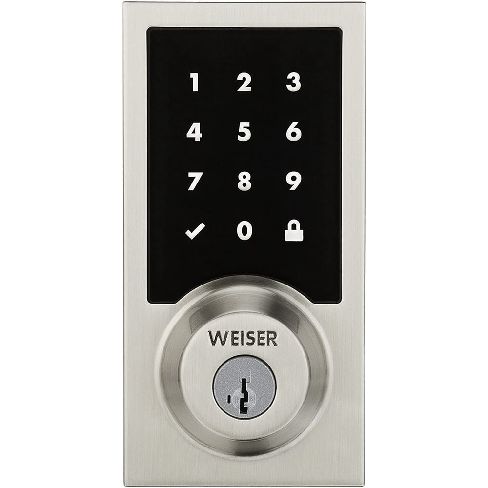 Weiser Premis Touchscreen Smart Lock Works with Apple Home Kit (Satin