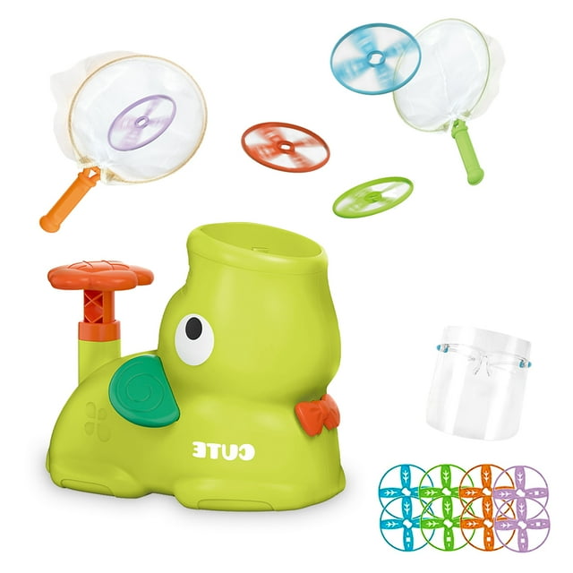 Flying Disc Launcher Toy for Kids Flying Saucer Toy Ouside Toys for Children Age 3+