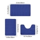 thumbnail image 3 of Juego de alfombrillas de baño de espuma suave | 3 alfombrillas de baño con base antideslizante | Ultraabsorbentes y lavables a máquina | Alfombrillas modernas para inodoro y ducha, 3 of 6