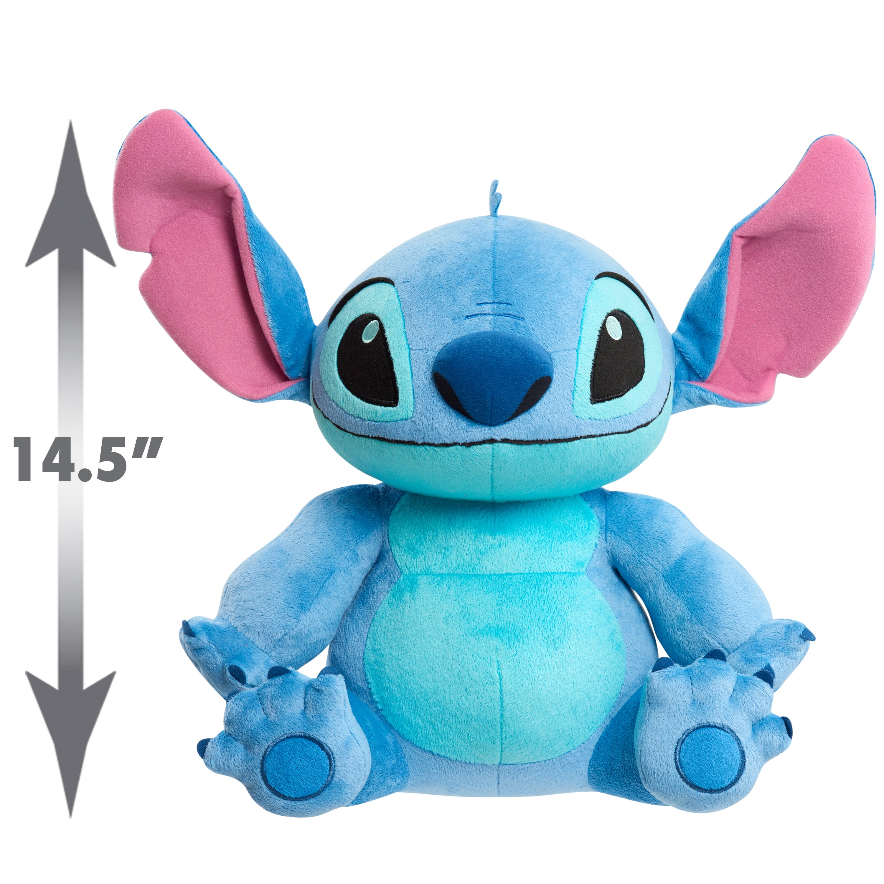 Disney Lilo & Stitch Jumbo Stitch Plush, Kids Toys for Ages 2 Up, Size: 8.0 inches; 8.0 inches; 14.5 Inches