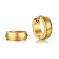thumbnail image 1 of Cute Hoop Earrings for Men Punk Stainless Steel Huggie Small Earrings 4 Color, 1 of 2