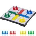 thumbnail image 1 of Juego de mesa de juego Ludo KOKOSUN, magnético, plegable, de viaje, 24 cm, 1 of 9