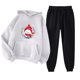 thumbnail image 1 of Puntoco Sudadera con capucha para mujer, sudadera con bolsillo de manga larga, pantalones de moda para mujer, conjunto de sudadera con estampado navideño, liquidación Puntoco Puntoco-373, 1 of 2
