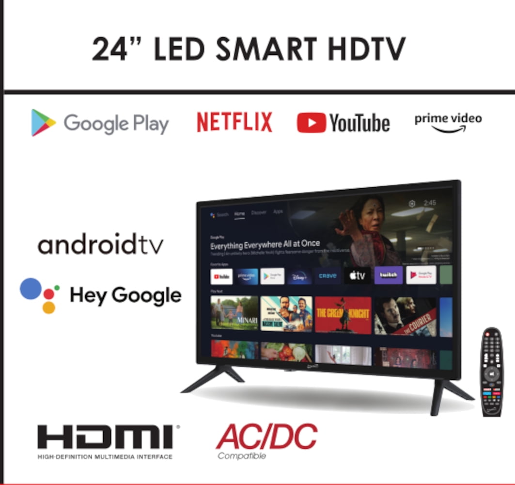 【未使用】ELSONIC androidtv 24v HD ESD-24HD ELSONIC 24型チューナーレススマートテレビ