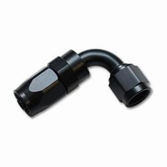 VIBRANT 21906 90 Degree Hose End Fitting Size -6 An- Black