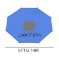 thumbnail image 2 of Clearance! Outdoor Trampoline Cover Shade Tent Cover Sun-Protection Trampolines Canopy, Easy To Install, Anti-Uv Trampolines Sunshade Accessories For Outdoor Backyard Playground Bule Back To School, 2 of 6