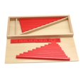 thumbnail image 2 of Varillas numéricas Montessori, palos para contar, juegos de matemáticas de madera multifuncionales de fácil uso, juguete educativo, juego de mesa para, 2 of 9