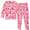 thumbnail image 2 of Cupcake Heart Sweet Cotton Pajamas 2 Piece Set Sleepwear Soft and Comfortable Homewear Nightwear, 2 of 7