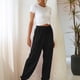 thumbnail image 4 of Qarigey Wayren - Pantalones de chándal con parte inferior cerrada para mujer con bolsillos, pantalones de entrenamiento de cintura alta, pantalones Prendas para la parte inferior del cuerpo Type9 NO9, 4 of 6