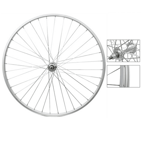 Weinmann RM19 Front Road Wheel 27in Silver 36-Hole Alloy Bolt-On Axle (Best Road Cycling Hubs)