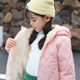thumbnail image 4 of Popvcly Baby Girls Boys' Winter Fleece Jackets with Hood Toddler Cotton Warm Lined Coat 6M-5T, 4 of 17