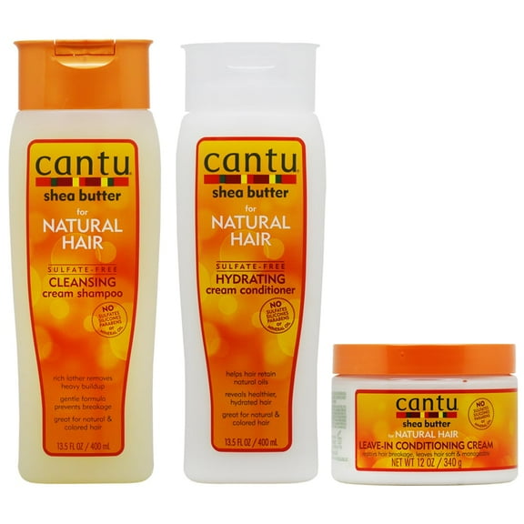 Cantu Beauty Cantu Cleansing Cream Shampoo & Hydrating Conditioner   Leave-in Conditioning Cream