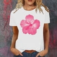 thumbnail image 2 of LUOGENLI T-shirts pour Femmes Mode Décontractée Chemises Imprimées Col Rond Manches Courtes Tee Tops Tunique Blouse T-shirts pour Femmes Tee Graphique Saint-Patrick Blanc G, 2 of 4