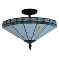thumbnail image 4 of Mkyiongou 2-Light Tiffany Style Stained Glass Ceiling Lighting Fixture Vintage Chandelier, 4 of 8