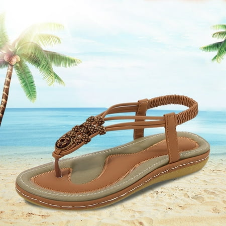 

Women s Ladies Fashion Casual Solid Open Toe Platforms Sandals Beach Shoes Black 6.24468