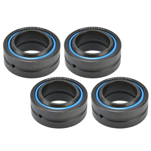 4Pcs Deep Groove Ball Bearings Spherical Bearing Plain Radial Deep Grooved Ball Accessory Set Kit Radial Spherical Plain Bearings For Equipment High Carbon Bearing Steel