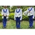 thumbnail image 2 of ETHAN Boys 3 Piece Slim Fit Formal Suit for Boys One Button Suit for Kids Wedding Formal Dresswear for Boys Size 5, 2 of 8