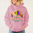 thumbnail image 3 of Sudadera con capucha de moda divertida LGBT Pride Love Is Love Pride Sudadera con capucha Harajuku Sudaderas Mujeres Hombres Ropa de manga larga, 3 of 5