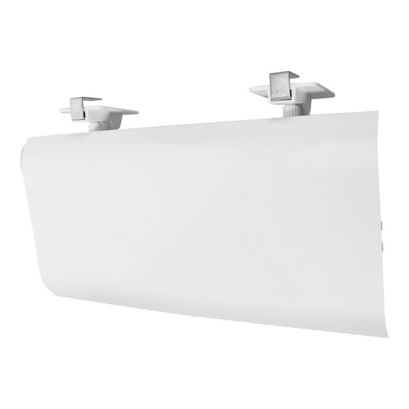 MERRYHAPY White Plastic Air Deflector for Central AC Vent, Energy Efficient Airflow Booster, and Easy to Install