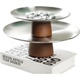 thumbnail image 1 of Stainless Steel Fruit Bowl for Kitchen Counter with Acacia Wood Base, Decorative Bowl Set – 2-Piece Large & Medium Sizes, Perfect Dining Table Centerpiece Decor, 1 of 1