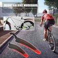 thumbnail image 4 of 2pcs Mountain Bicycle Splash Fender Guard Bike Rear Front Mudguard (Orange), 4 of 7