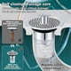 thumbnail image 4 of Sink Drain Stopper Floor Drain Filter Wash Sink Basin Pop-up Core A, 4 of 5